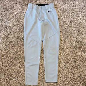 Under Armour Men's Light Gray Baseball Pants